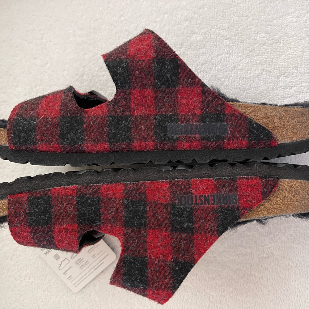 NWT Birkenstock Arizona Shearling Sandal - Picture 8 of 11